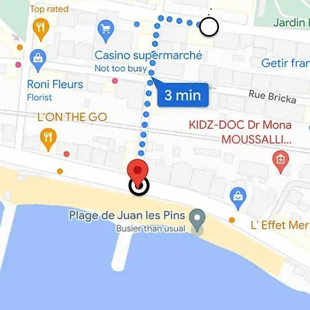 Appartamento Air Conditioned Apartment, 3 Min Walk To The Beaches, Garage Antibes